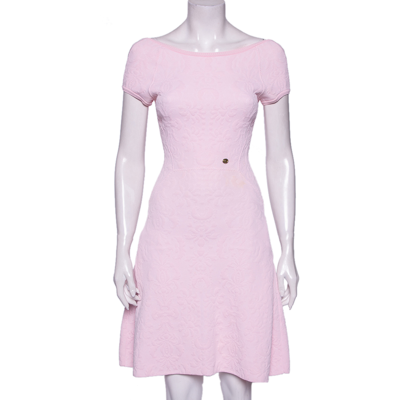 chanel pink knit dress CELINE MIDI Opens with iconic No Chanel 2010 Pink Knit Midi
