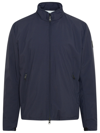 Woolrich Slim Fit Sailing Two Layer Jacket In Blue