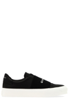 GIVENCHY GIVENCHY CITY COURT LOGO EMBROIDERED SNEAKERS