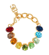 Dolce & Gabbana Multi-colored Rhinestone Bracelet In Multicolor