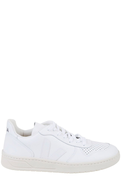 Veja V-12 Trainers In White Leather