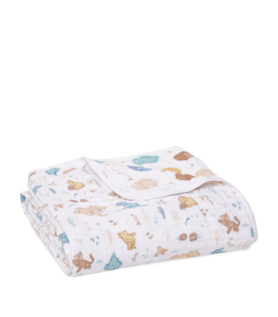 Aden + Anais Baby's Disney's Winnie In The Woods Print Muslin Dream Blanket In White