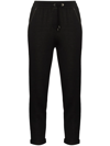 Brunello Cucinelli Women's Cotton And Silk Blend Joggers In Schwarz