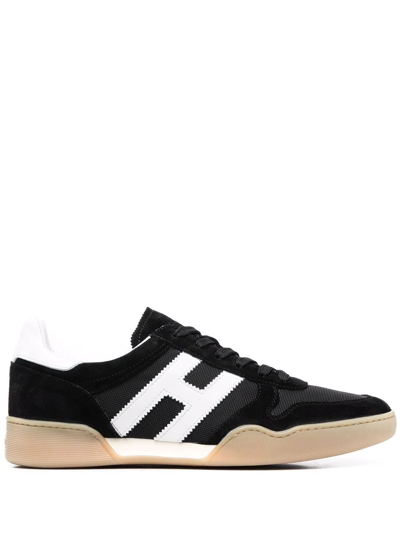 Hogan H357 Low-top Sneakers In Black