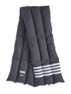 Thom Browne Down Pillow Scarf In Grey