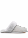 Ugg Ice Grey Suede Scuffette Ii Slippers