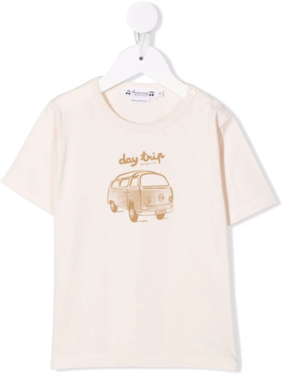 Bonpoint Babies' Anderson Organic-cotton T-shirt In Neutrals