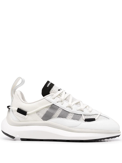Y-3 White & Black Shiku Run Sneakers