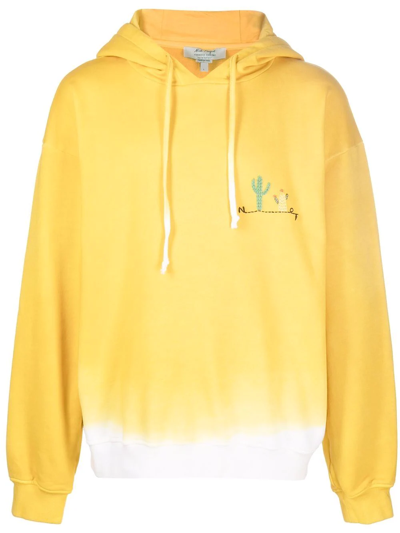 Nick Fouquet Embroidered-design Hoodie In Yellow