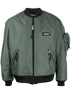 Undercover X Eastpak Bomber Jacket In Green