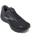 Brooks Ghost 14 Running Shoe In Black/black/ebony