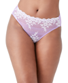 Wacoal Embrace Lace Hi-cut Brief 841191 In Rhapsody/white Alyssum