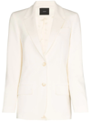Joseph Jackie Single-breasted Blazer In White