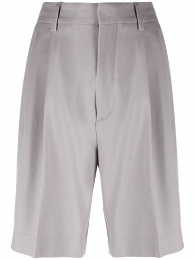 Filippa K Polina High-waisted Shorts In Grey