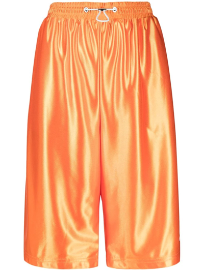 Khrisjoy Logo-print Shorts In Orange