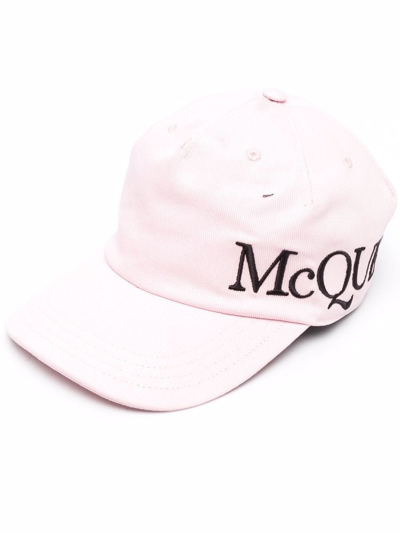 Alexander Mcqueen Oversized Logo Hat In Multi-colored