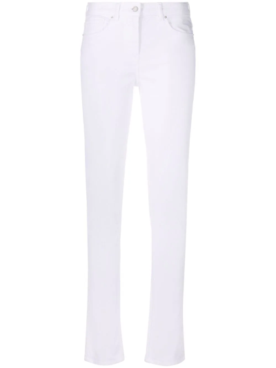 Fabiana Filippi Cropped Slim-fit Jeans In White