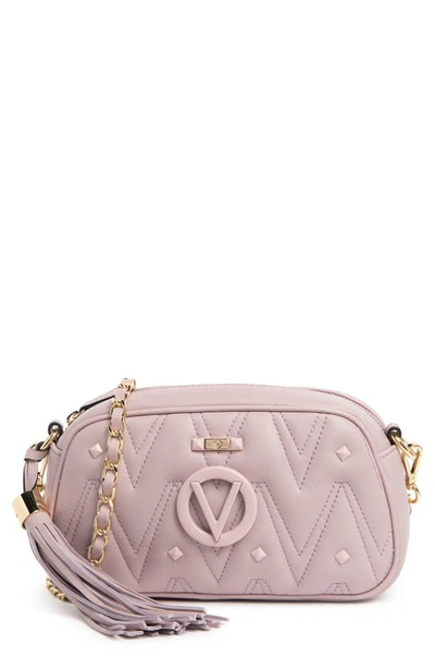 Valentino By Mario Valentino Bella D Leather Crossbody Bag In Lavender