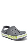 Crocs Bayaband Clog In Charcoal/ Volt Green