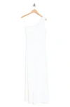By Design Ava One-shoulder Wide Leg Jumpsuit In Ivory