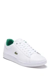 Lacoste Hydez Leather Sneaker In Dnu/082 White/green