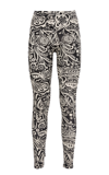 LA DOUBLEJ WOMEN'S FLORAL-PRINTED JERSEY LEGGINGS