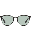 Ray Ban Round-frame Sunglasses In Blue