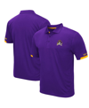 Colosseum Men's  Purple Ecu Pirates Logo Santry Polo Shirt In Purple