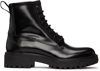 HUGO BLACK AXEL ANKLE BOOTS