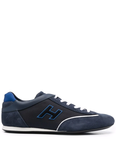 Hogan Olympia Leather Sneakers In Blue ModeSens