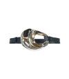 ALEJANDRA ALONSO ROJAS Leather Belt - Midnight