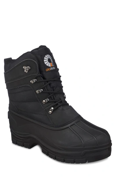 Akademiks Waterproof Duck Toe Snow Boot In Black