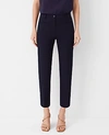 Ann Taylor The Cotton Crop Pant In Atlantic Navy