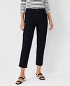 Ann Taylor The Cotton Crop Pant In Black