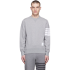 THOM BROWNE GREY 4-BAR CLASSIC SWEATSHIRT