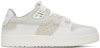 Acne Studios Leather, Nubuck, And Suede Sneakers In 53k Multi White