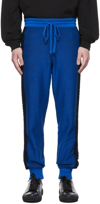 VERSACE BLUE LA GRECA LOUNGE trousers