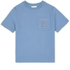 Burberry Boy's Tb Stud Embellished T-shirt In Blue