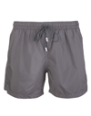 Fedeli Grey Swimming Trunks In Grey Sage Gun