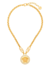 VERSACE MEDUSA GOLD METAL NECKLACE