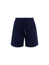 Bel-air Athletics Academy Relaxed-fit Cotton-jersey Shorts In Blue