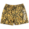 VERSACE VERSACE COSTUME SHORTS DA MARE IN NYLON CON STAMPA BAROCCA