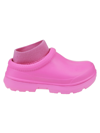 Ugg Tasman X Sock-lined Rubber Rain Slippers In Taffy Pink