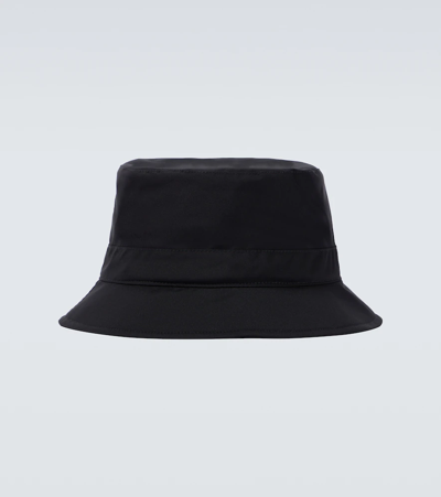 Loro Piana Grey Cityleisure Cashmere Bucket Hat In Blue Navy