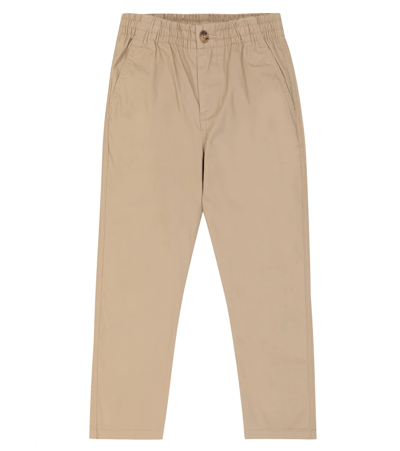 Polo Ralph Lauren Kids' Cotton Twill Straight Pants In Classic Khaki