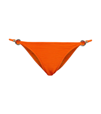 Heidi Klein Madagascar Bikini Bottoms In Orange