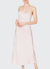 Rya Collection Darling Satin & Lace Nightgown In Petal Pink