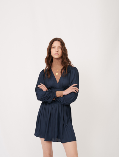 Maje Size Extra Small In Navy