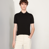 Sandro Polo En Maille À Manches Courtes In Multi
