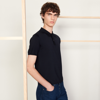 Sandro Polo En Maille À Manches Courtes In Blue